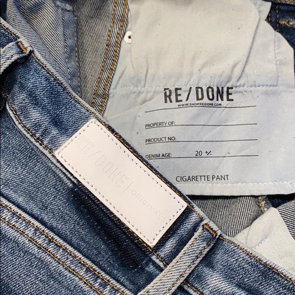 Re/Done Originals 50’s Cigarette Jeans sz 24 - Picture 5 of 16